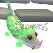 Mega Neon Snow Leopard (Uncommon)