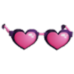 Purple heart glasses deals