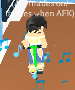 Un jugador usando el saltador