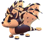 Dragon chauve-souris pépites de chocolat