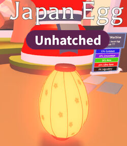 List of new Japan Egg pets in Roblox Adopt Me!