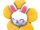 Flower Bunny Clip