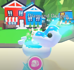 Diamond Dragon Adopt Me Wiki Fandom - how to get dragon pet in adopt me roblox