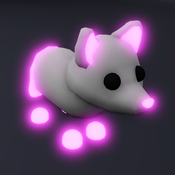 A Neon Arctic Fox (Ultra-Rare)