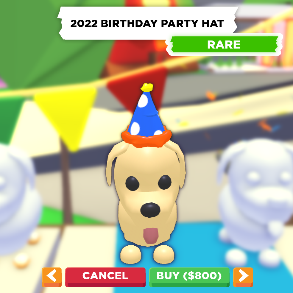 2022 Birthday Party Hat Adopt Me! Wiki Fandom