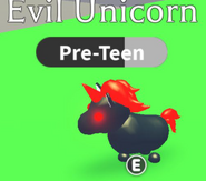 Evil unicorn adopt me