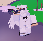 A player using the Drone Balloon.