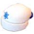 White Winter Hat