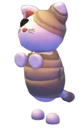 The Halloween White Mummy Cat in-game.