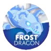 The Frost Dragon Gamepass icon.