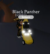 A player using the Banana Stroller.