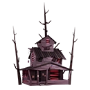 The Scary House as seen in the house catalog.