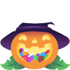 The "CANDY READY!" pumpkin icon.