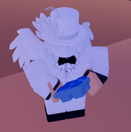 A player holding the Ice Tray.