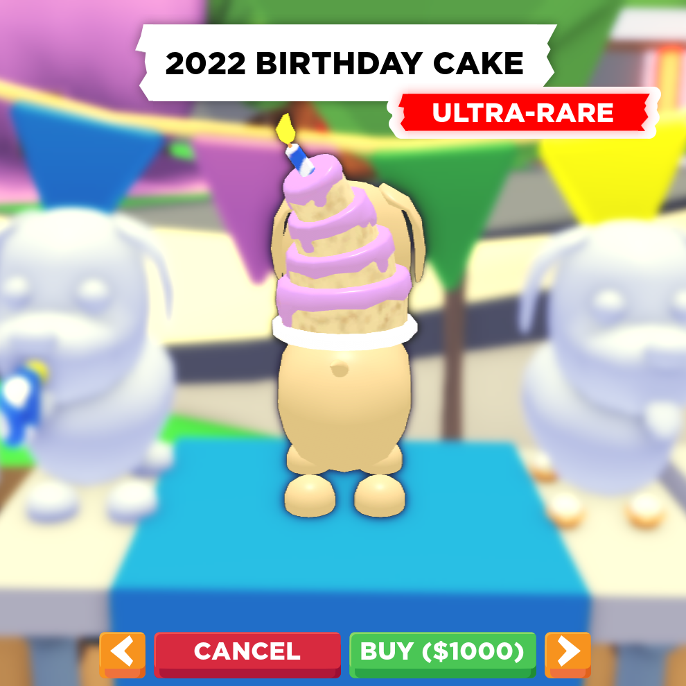 2022 Birthday Cake Adopt Me! Wiki Fandom