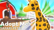 The Adopt Me!'s thumbnail during the Safari Egg Update.