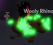 Mega Neon Wooly Rhino (Ultra-Rare)