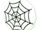 Eco White Spider Web Badge