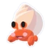 Hermit Crab Sticker