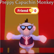 Mega Neon Preppy Capuchin Monkey (Ultra-Rare)