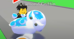 Diamond Griffin Fly Ride Legendary Pet Adopt Me