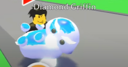 Diamond Griffin Adopt Me Wiki Fandom - roblox adopt me neon griffin