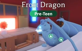 Frost Dragon Adopt Me Wiki Fandom - i want a hippopotamus for christmas roblox