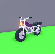 The Motorcycle as seen in game.