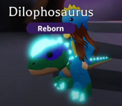 Neon Dilophosaurus (Rare)