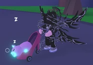 Player using the High Heel Stroller.png (152 KB) A player using the High Heel Stroller.