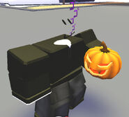 A player after shaking the Pumpkin.