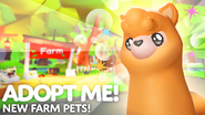 Adopt Me's thumbnail during week 3 of the Farm Zone event.
