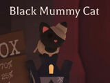 Halloween Black Mummy Cat