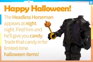 Instructions for the Halloween Event (2017).