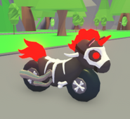 The Halloween Black Ponycycle in-game.