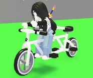 Tandem Bicycle in use.png (589 KB) A player riding the Tandem Bicycle.