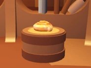 The Cinnamon Roll on display in the Fall Shop.