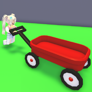 A player using the Red Wagon Stroller.