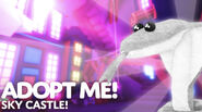 The Cobra when it was just a statue in the Sky Castle on Adopt Me!'s thumbnail.