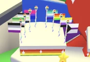 The Gay Flag 2023 on display.