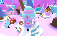 The interior if the Ice Cream Shop sometime after its 2022 redesign.