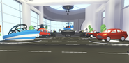 The Vehicle Dealership's current interior.