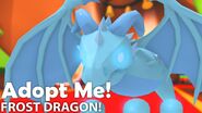 The Frost Dragon on Adopt Me!'s Christmas Event (2019) thumbnail.