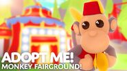 The Toy Monkey on Adopt Me!'s thumbnail for the Monkey Fairground event.