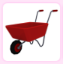 Wheelbarrow Stroller in a player's inventory.