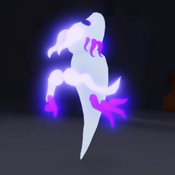 Neon Halloween White Ghost Dragon