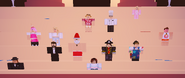 NPCs in the audience at the Grand Colosseum.
