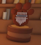 The Finger Piano on display.