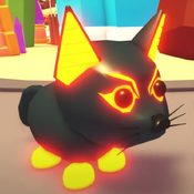 Neon Abyssinian Cat