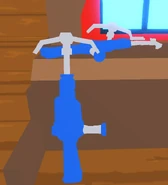 Grappling Hooks on display in the old Toy Shop.